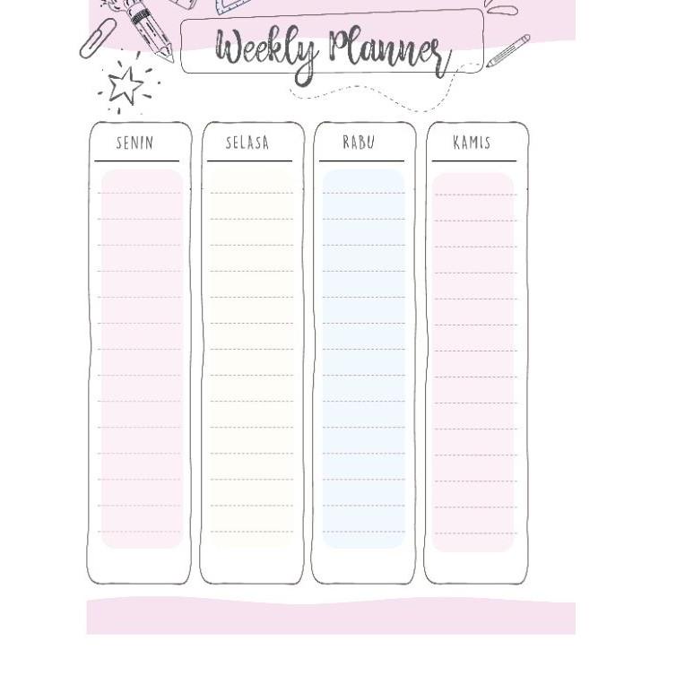 

XVYD THE DAYS 1 UANG PLANNER BUDGET PLANNER MEAL DAILY WEEKLY PLANNER ◌ 94