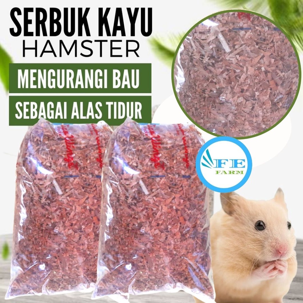 Serbuk Kayu Alas Hamster, Gerbil, Landak Mini Murah FEFARM