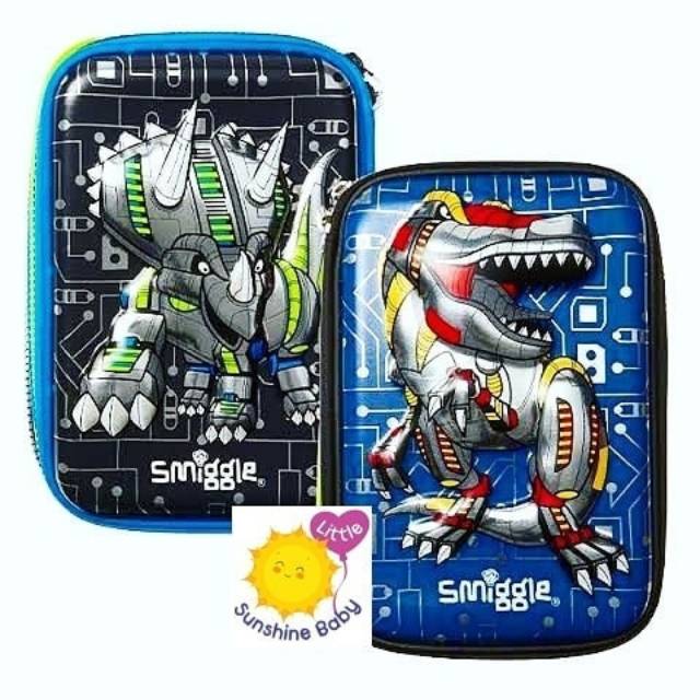 

Smiggle Pencil Case Illusion Triple Hardtop Dinosaurus - Tempat Pensil Smiggle Dinosaurus Ori