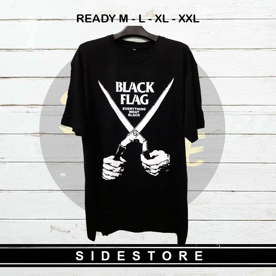 KAOS BLACK FLAG - BLACK FLAG - EVERYTHING WENT BLACK