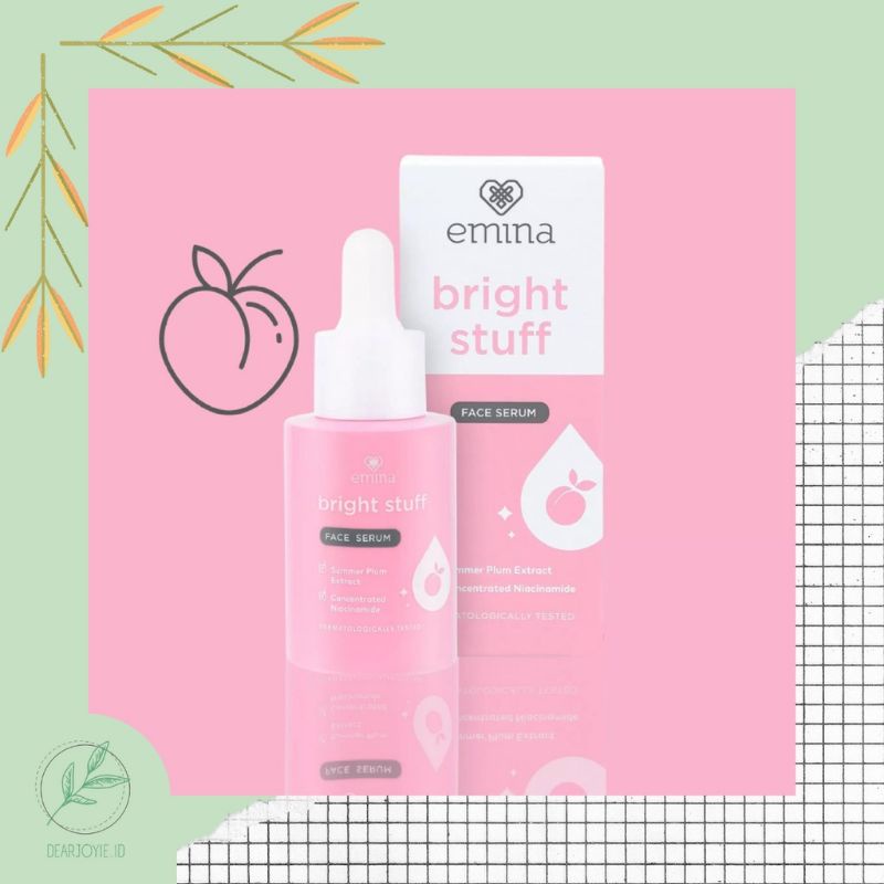 EMINA BRIGHT STUFF FACE SERUM 30ML,75ML/SERUM WAJAH EMINA