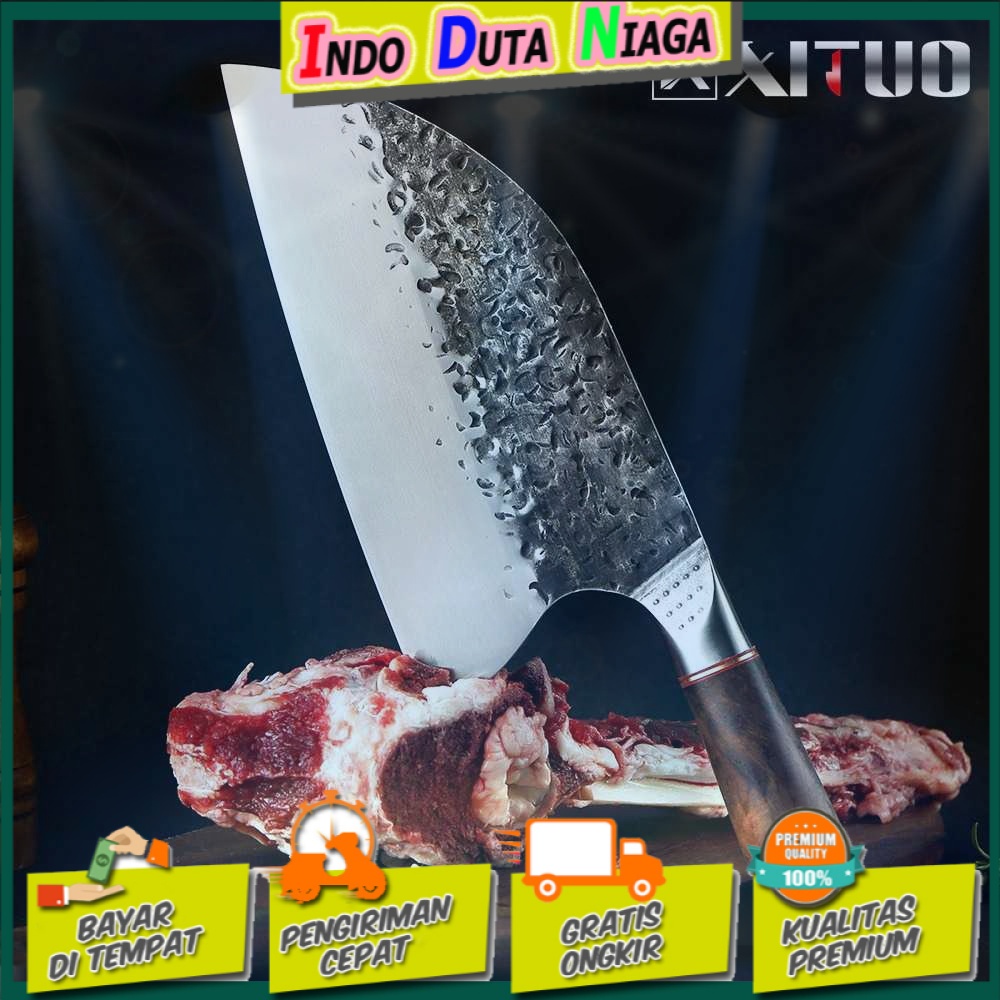 XITUO Pisau Dapur Chef Knife Cleaver Wide 8 Inch - LZJ-9