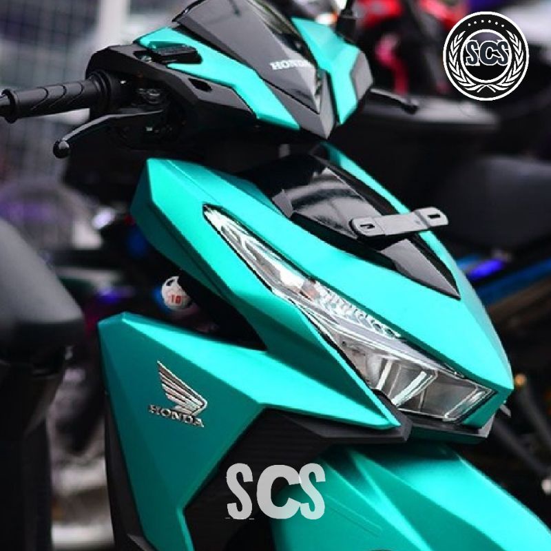 Stiker Skotlet Motor Hijau Tosca Metalik MPM Stiker Hijau Metalik Skotlet Hijau Metalik