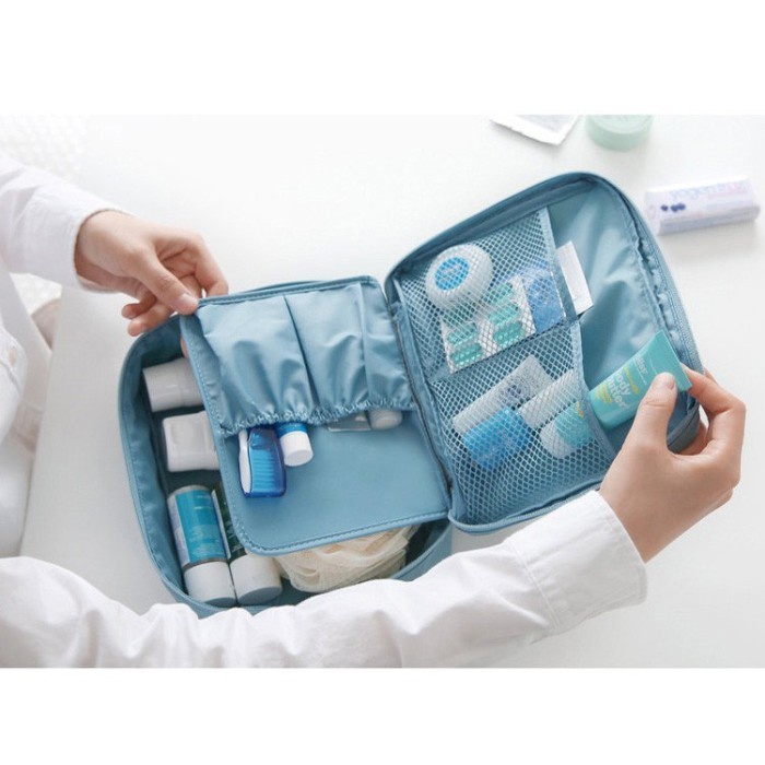 Tas Travel Bag in Bag Organizer CASSIEY Untuk Kosmetik dan Sabun