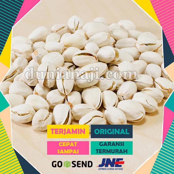 

Kacang Pistachios/ Fustuk / Ketawa 1 KG , Oleh oleh Haji & Umroh Murah PROMO Kode 1123