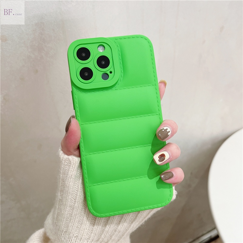 Soft Case Bahan Silikon Bentuk Jaket Down Jacket Untuk Iphone 11 13 12 Pro Max X Xr Xsmax 7 8 Plus