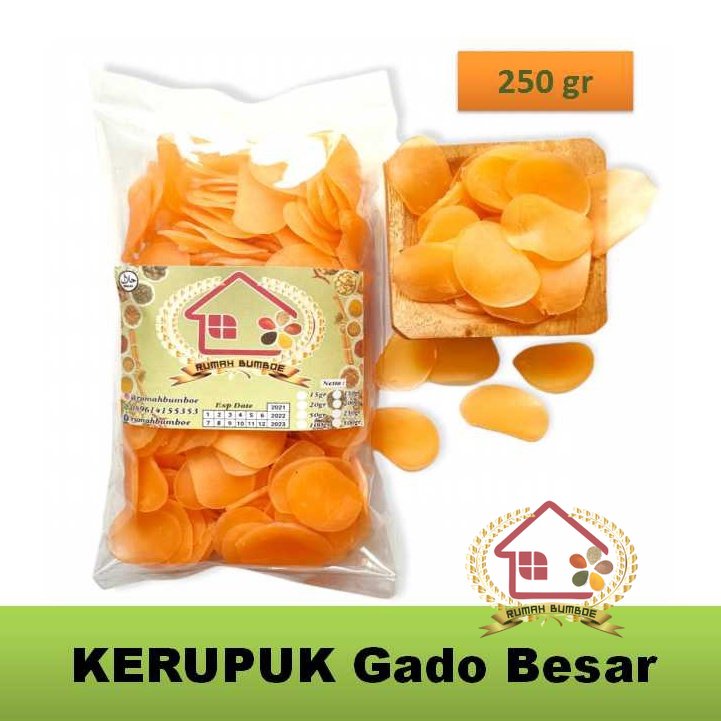 

(250 gr) KERUPUK GADO Gado Besar Premium