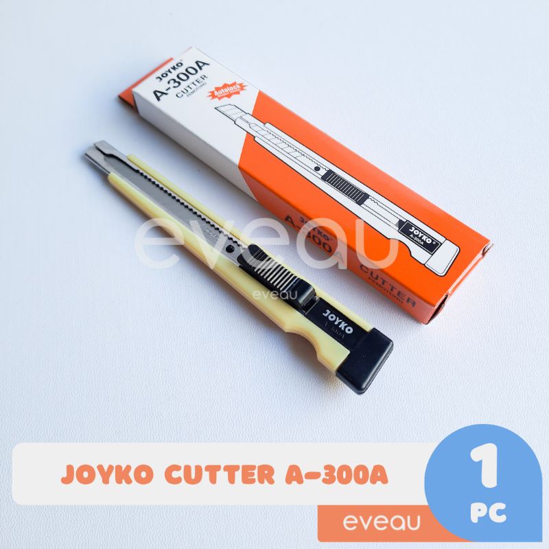 

Joyko Cutter Kecil A-300A Silet Autolock Alat Pemotong Kertas Kain Plastik