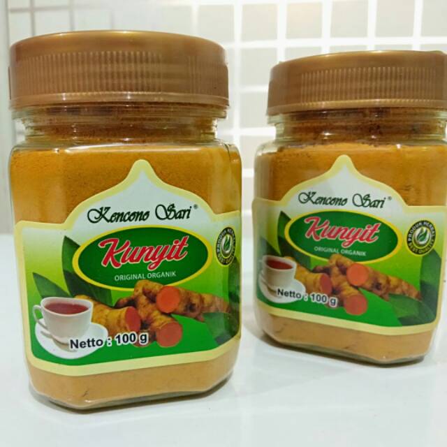 

Bubuk Kunyit Organik Original Asli Jamu Kunyit kencono sari herbal alami