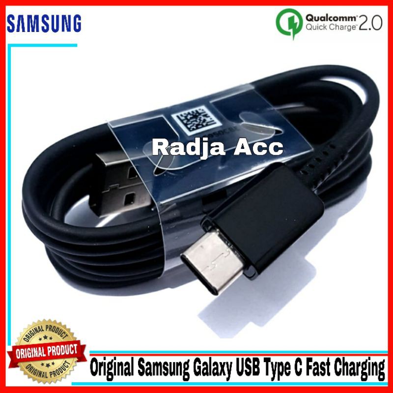 Kabel Data Samsung Galaxy S8 S8 Plus S9 S9 Plus Original 100% Fast Charging USB Type C