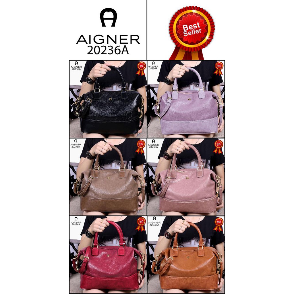 AIGNER ROMA Satchel Handtasche Generbtes 20236A VL