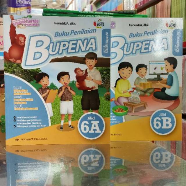 Bupena 6a 6b Buku Penilaian Bupena Kelas 6 Semester 1 Edisi Revisi Erlangga Original Shopee Indonesia