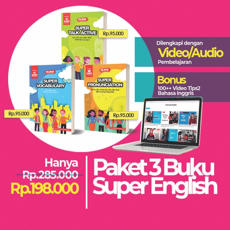Buku Jago Ngomong Bahasa Inggris ala Kampung Inggris kediri