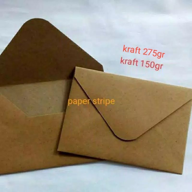 

Amplop coklat vintage tebal 11x16cm kraft 150gr