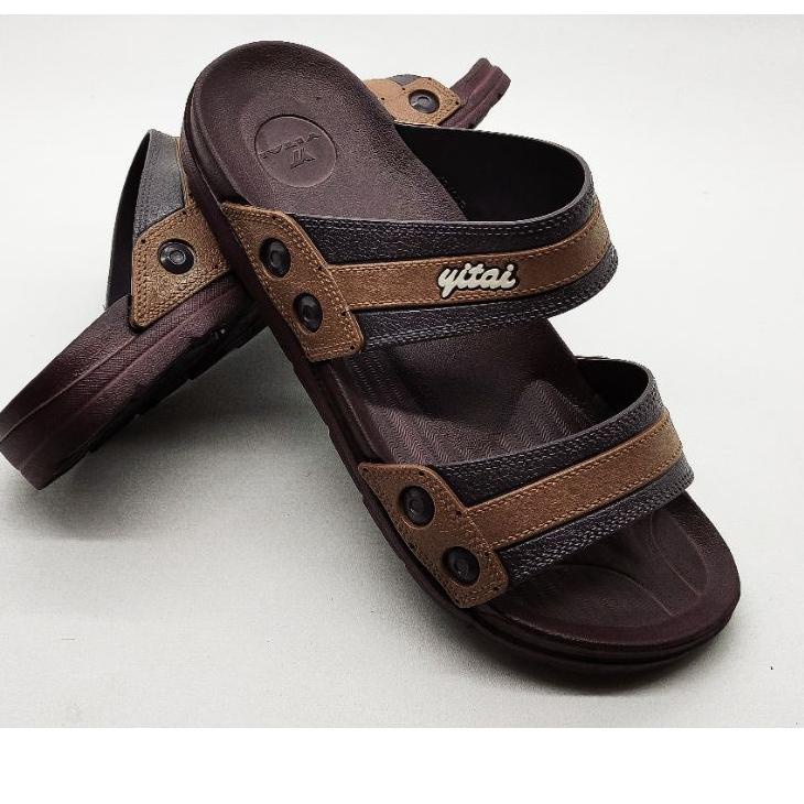 NJY YITAI -SANDAL SELOP YITAI PRIA / SANDAL SELOP YITAI  / SANDAL SELOP  YITAI KEKINIAN / FASHION AN