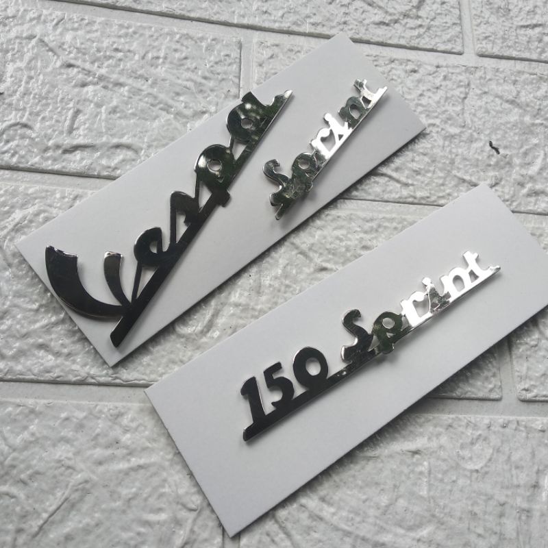 EMBLEM VESPA SUPER SET CROM