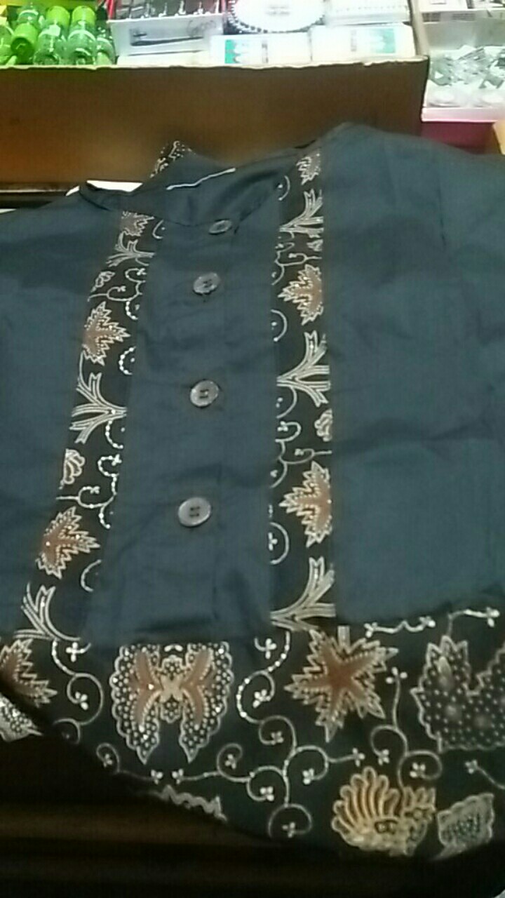 Gamis Batik Gliter 3xl Ld 120cm, 4xl Ld 130cm, 5xl Ld 140cm