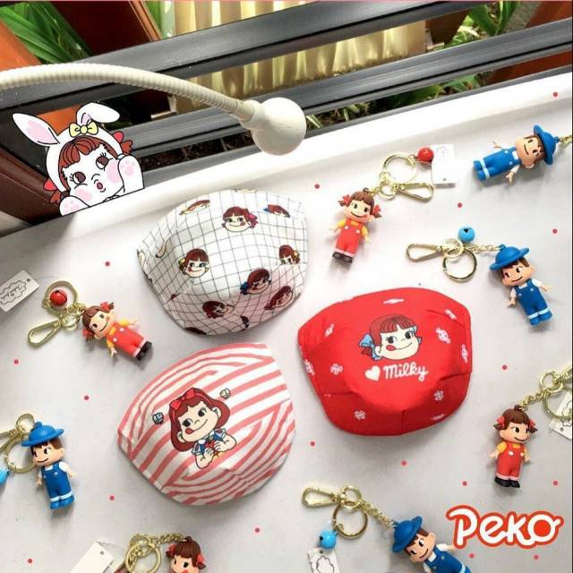Masker mulut peko / masker mulut paul Frank / masker mulut karakter