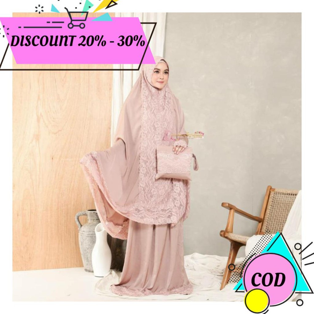 (BAYAR DITEMPAT) MUKENA ZARA SILK EXCLUSIVE AA533