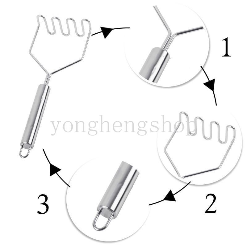 Alat Penumbuk Kentang / Sayuran Manual Bahan Stainless Steel