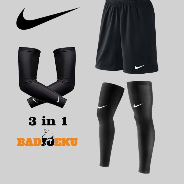 Prioritas PAKET OLAHRAGA PRIA FUTSAL CELANA PENDEK MANSET KAKI DEKKER DAN MANSET TANGAN STELAN OLAHR