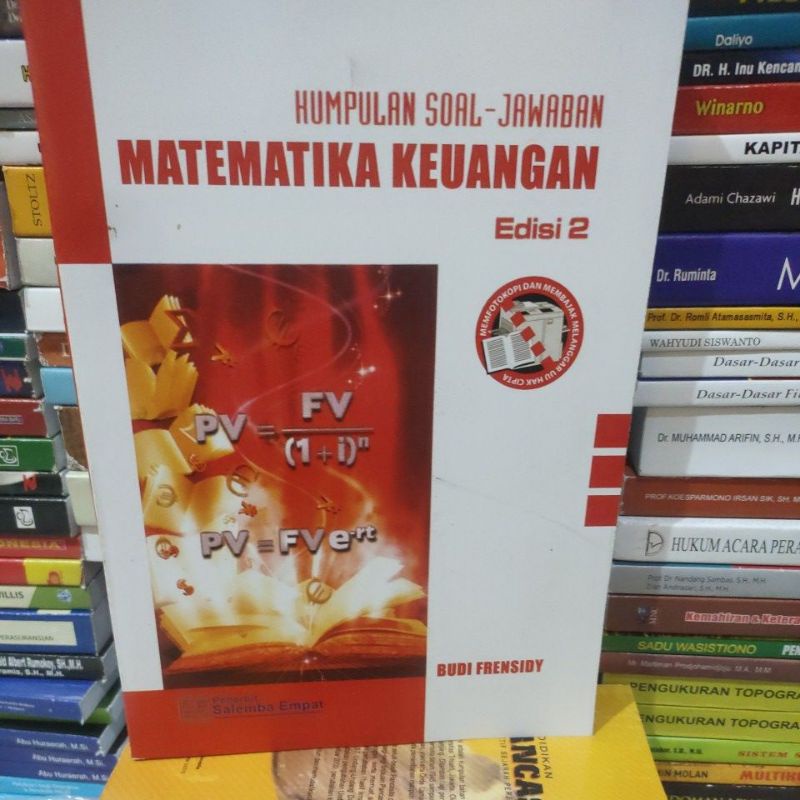 

kumpulan soal- jawaban matematika keuangan ed2 by budi frensidy