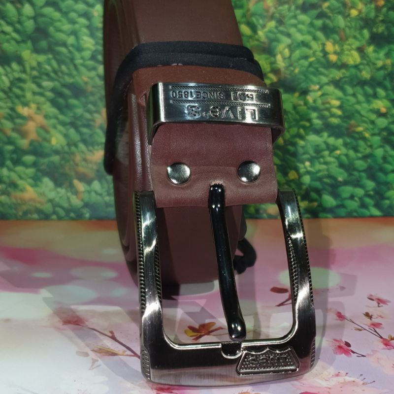 [KULIT ASLI] Gesper Kulit Asli Sabuk Kulit Resleting Ikat Pinggang Pria Sabuk Sikep SABUK PROMO