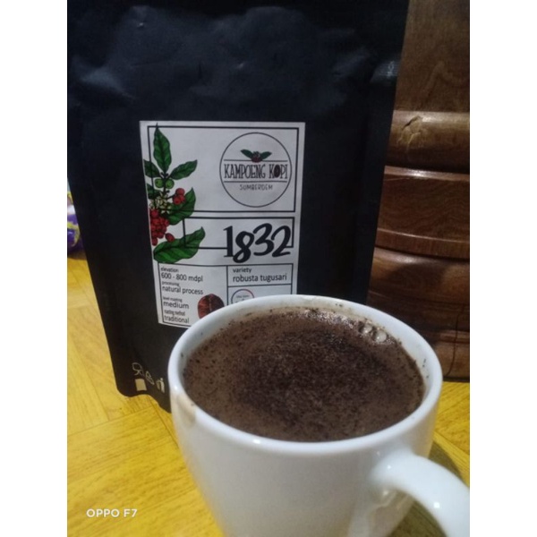 

Robusta Kawi | Roastbean & powder | Kopi Bubuk | Biji Kopi Robusta Kawi | Kopi Robusta Premium | Kampoeng Kopi (500gram)