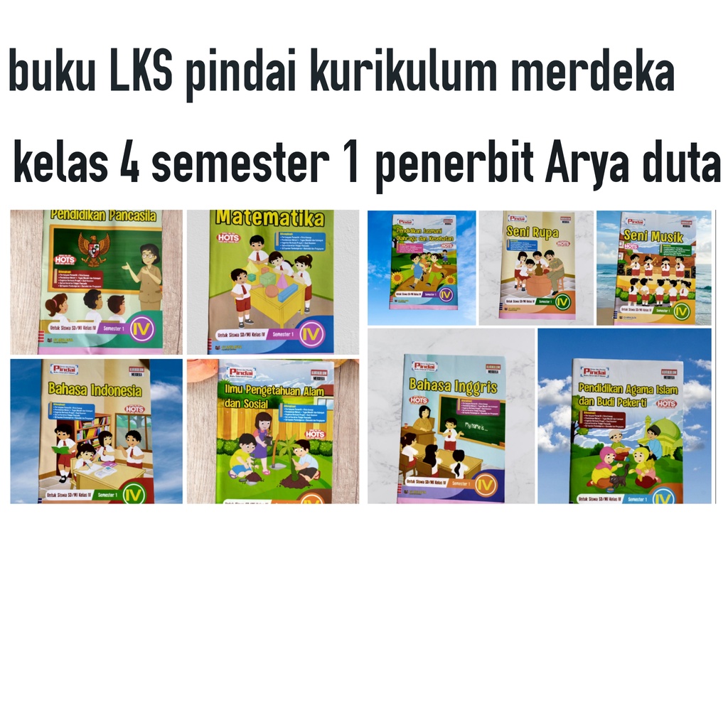 Jual Ori Harga Satuan Buku Lks Kurikulum Merdeka Untuk Sdmi Kelas 4