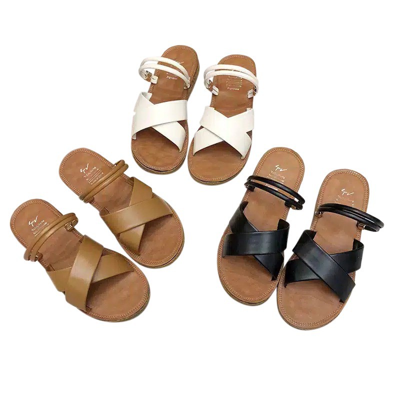  Sandal  Wanita Tali  Silang Shopee Indonesia