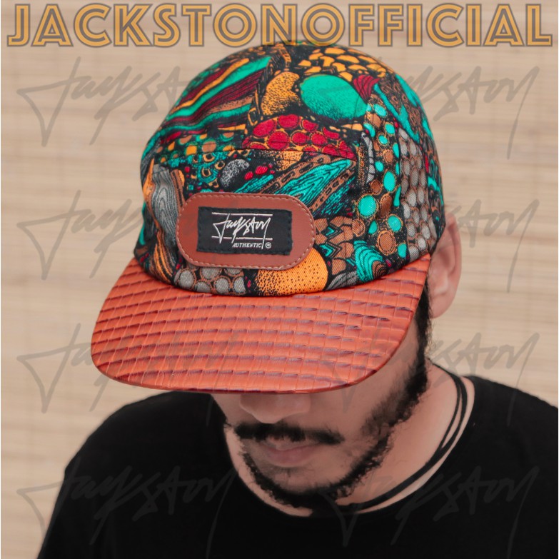 TANYA STOCK DAHULU . KamaKesten . Topi 5 Panel SnapBack Polo Cap Five Panel Hat Jackston Batik Skate