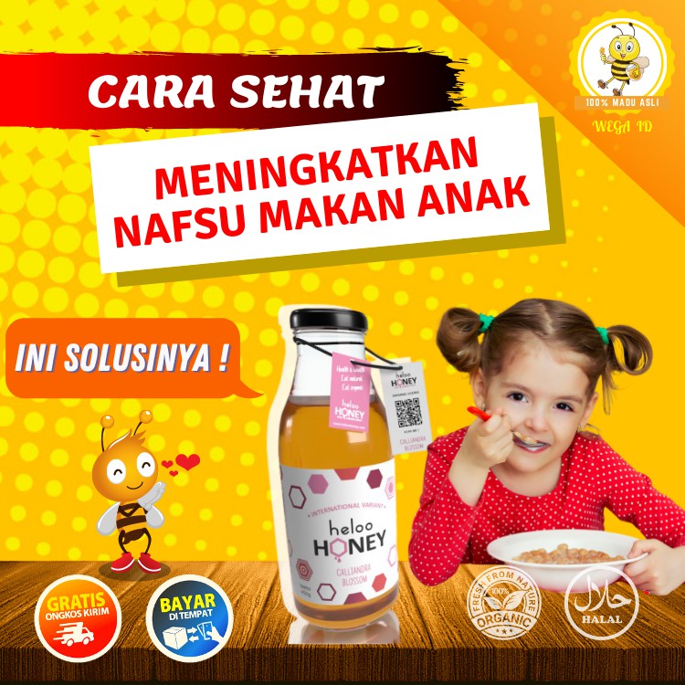 

Madu Asli Murni Organik Raw Honey Membantu Meningkatkan Nafsu Makan Anak