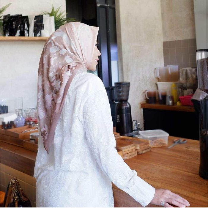 Voal Scarf hida hasan / printed voal /printed scarf/ scarf Diskon
