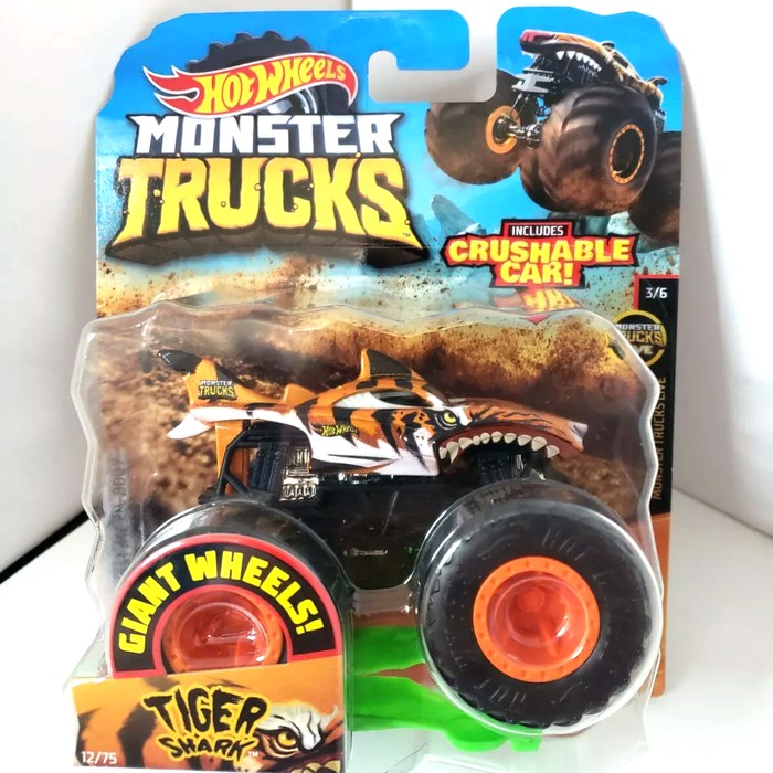 monster jam tiger shark