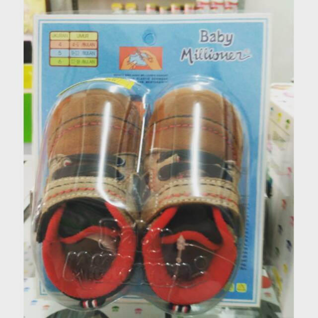 Sepatu bayi baby millioner BMBK 398