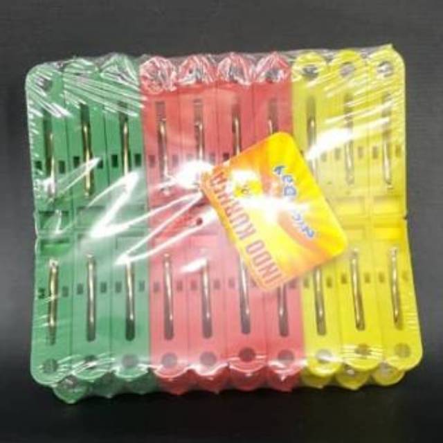 Jepitan baju Penjepit Pakaian 20pcs jemuran warna warni Jepitan baju Penjepit Pakaian 20pcs jemuran warna warni