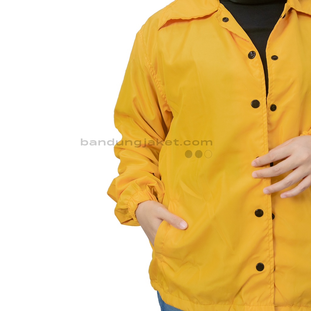 JACKET Coach BASIC MUSTARD II Jaket Coach Polos II jaket  Windbreakers model TRENDY