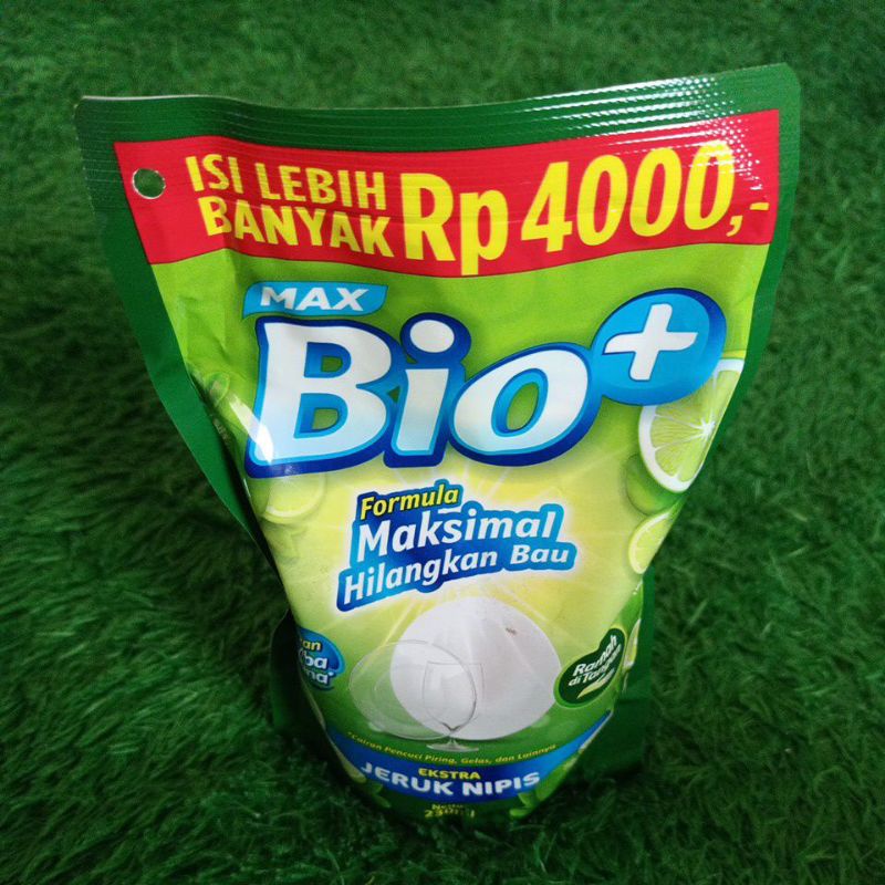 max bio plus sabun cuci piring jeruk nipis 230mli