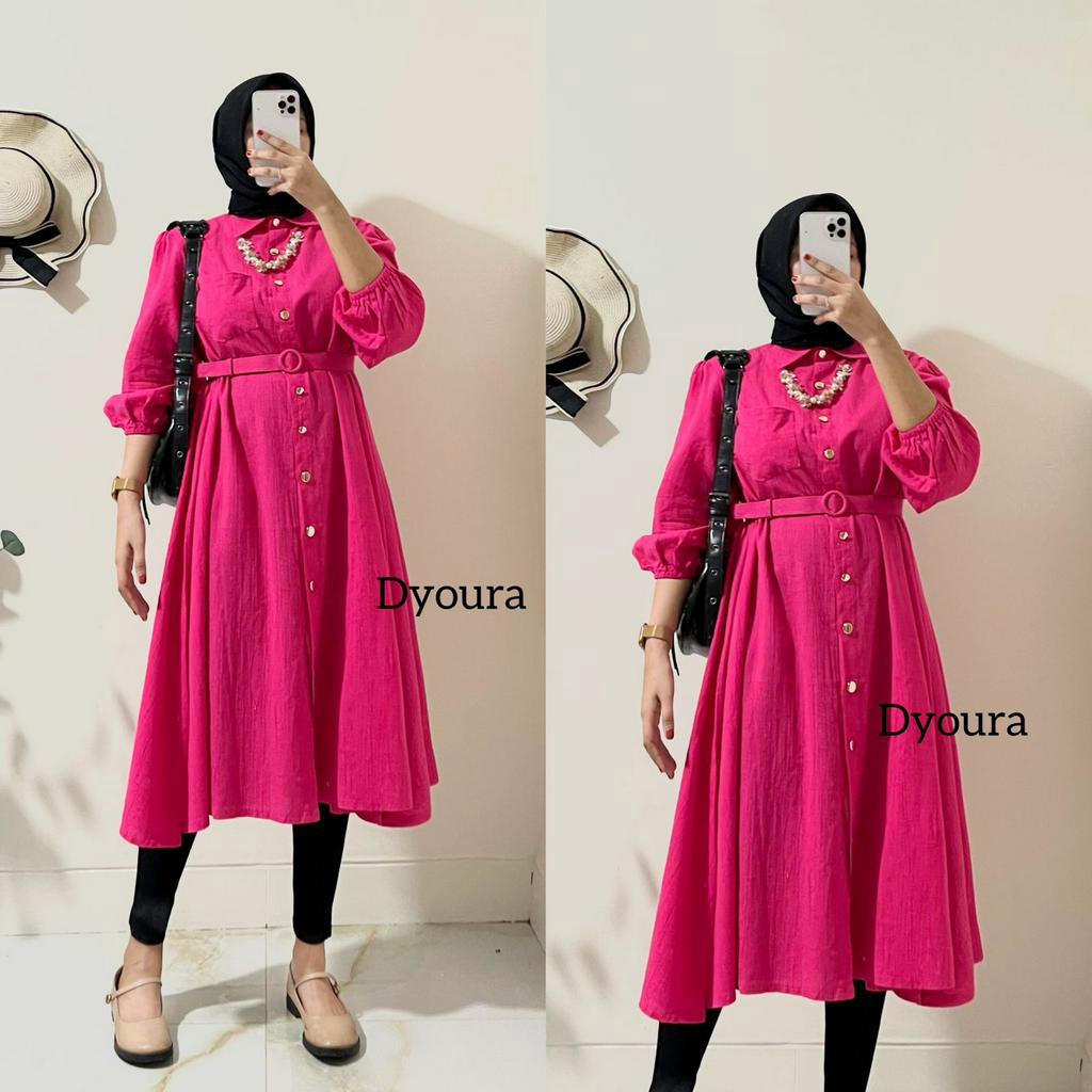 Tunik terbaru /atasan wanita lengan panjang/ tunik zqr wanita / gamis wanita / tunik lengan panjang zqr terbaru