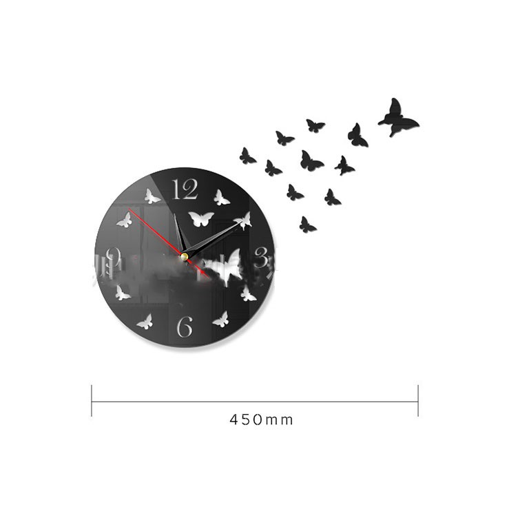 Jam Dinding Unik Analog Dekorasi 3D Modern Clock Tempel Tembok Dinding Hiasan Dinding-kode 102