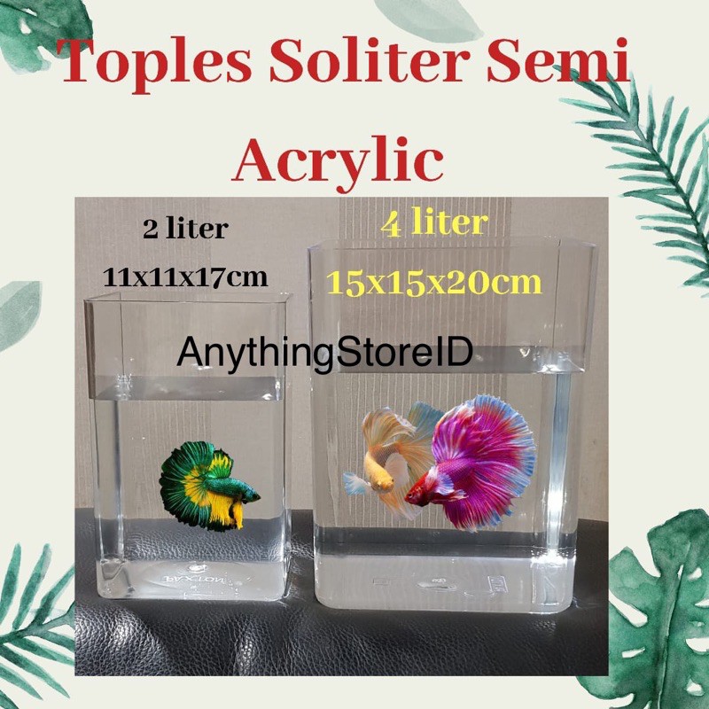 TOPLES CUPANG AKRILIK 4 LITER PAXTON / TOPLES SOLITER AKRILIK PAXTON 4 LITER - TANGAN PERTAMA