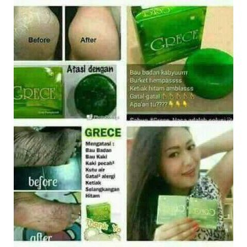 [BISA COD] Grece Body Crystal Anti Perspirant Nasa Original - 1 Pcs Penghilang Bau Badan Nasa