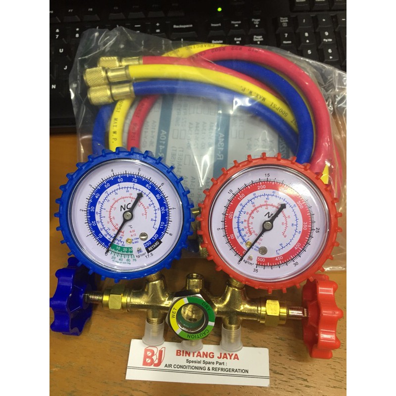 Manifold AC double R22 R134 NC / analiser AC