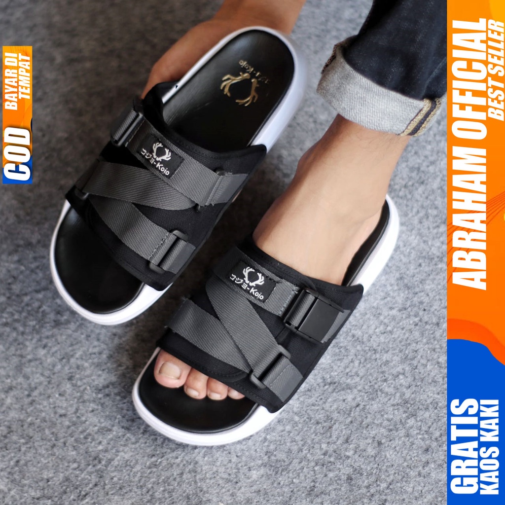 Sandal Slide Pria Kasual Sandal Slop Cowok Slifers Original Distro Keren