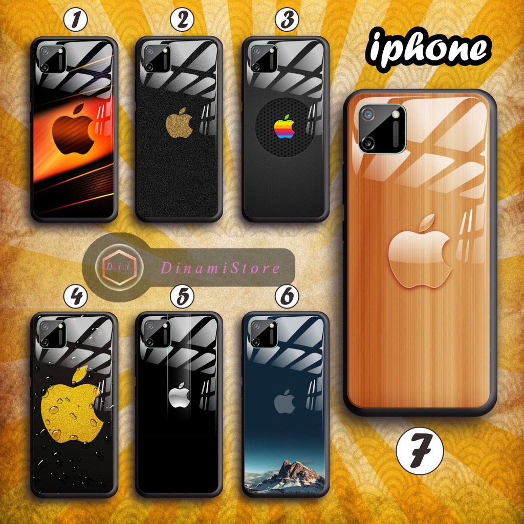 Back case glass Logo Iphone Xiaomi Redmi 4a 5a 6 6a 7 7a 8 8a 9 9a Note 4 5 6 7 8 9 10 Pro 9C DII348