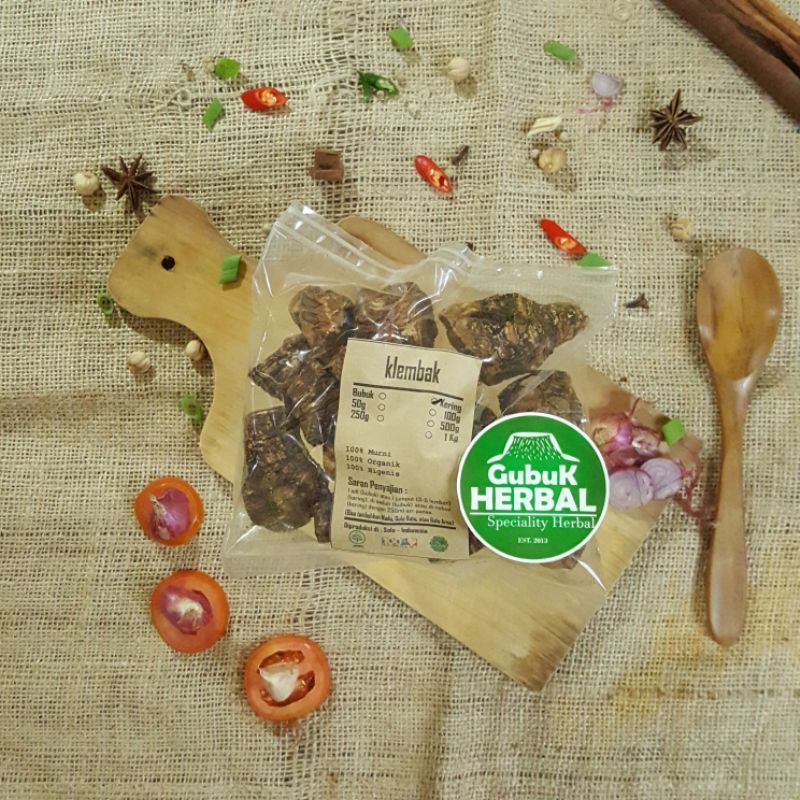 

KLEMBAK KELEMBAK 100 GRAM KERING - Rheum Officinale - MURNI - JSR - REMPAH
