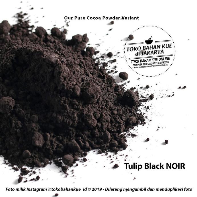 

TULIP COCOA POWDER BLACK NOIR 500GR BUBUK COKELAT MURNI HITAM GURIH
