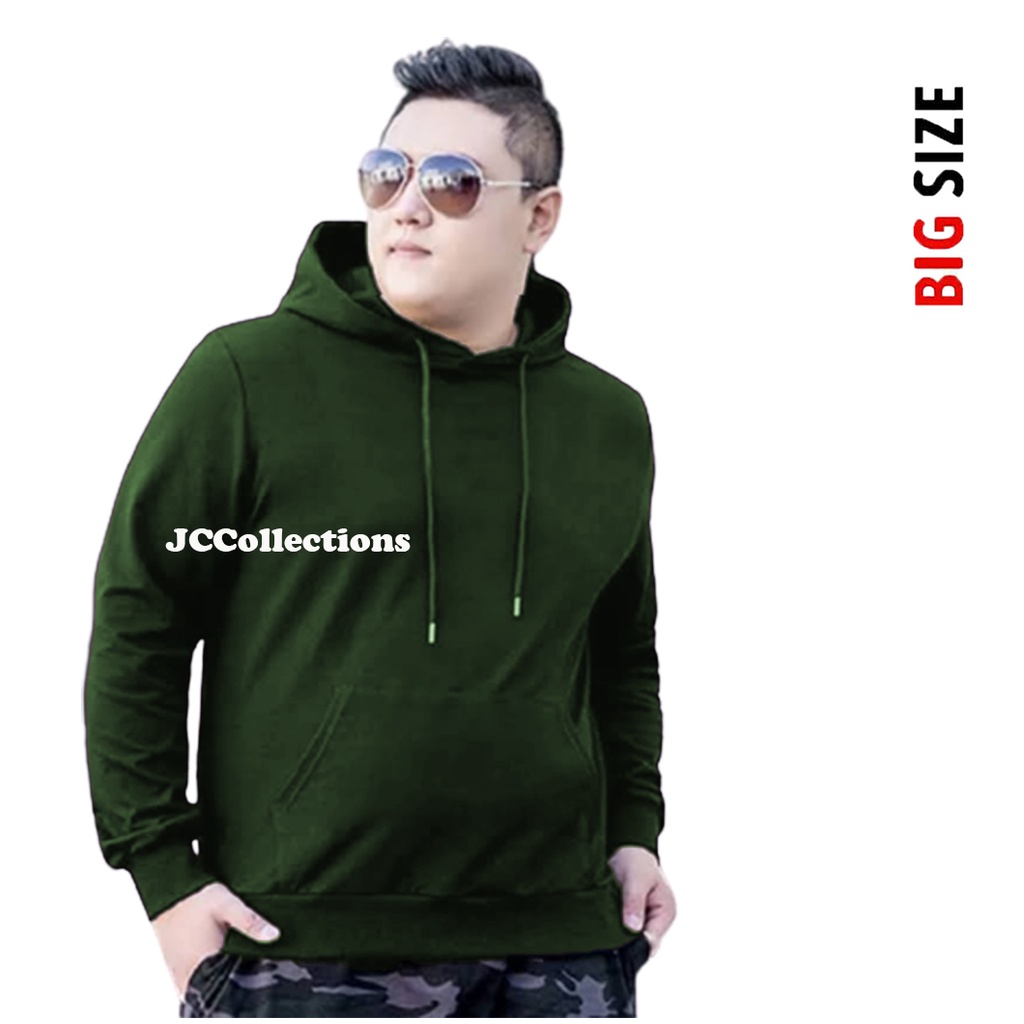 Sweater Polos Pria Jumbo 3XL Hoodie / Jaket Pria BIG SIZE with Pocket - Jeffry  - JCCollections