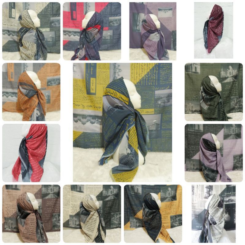 voal hijab koran/ kerudung koran arab terbaru