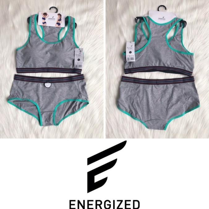 M Pierre cardin sport bra set panty energized original full label sale